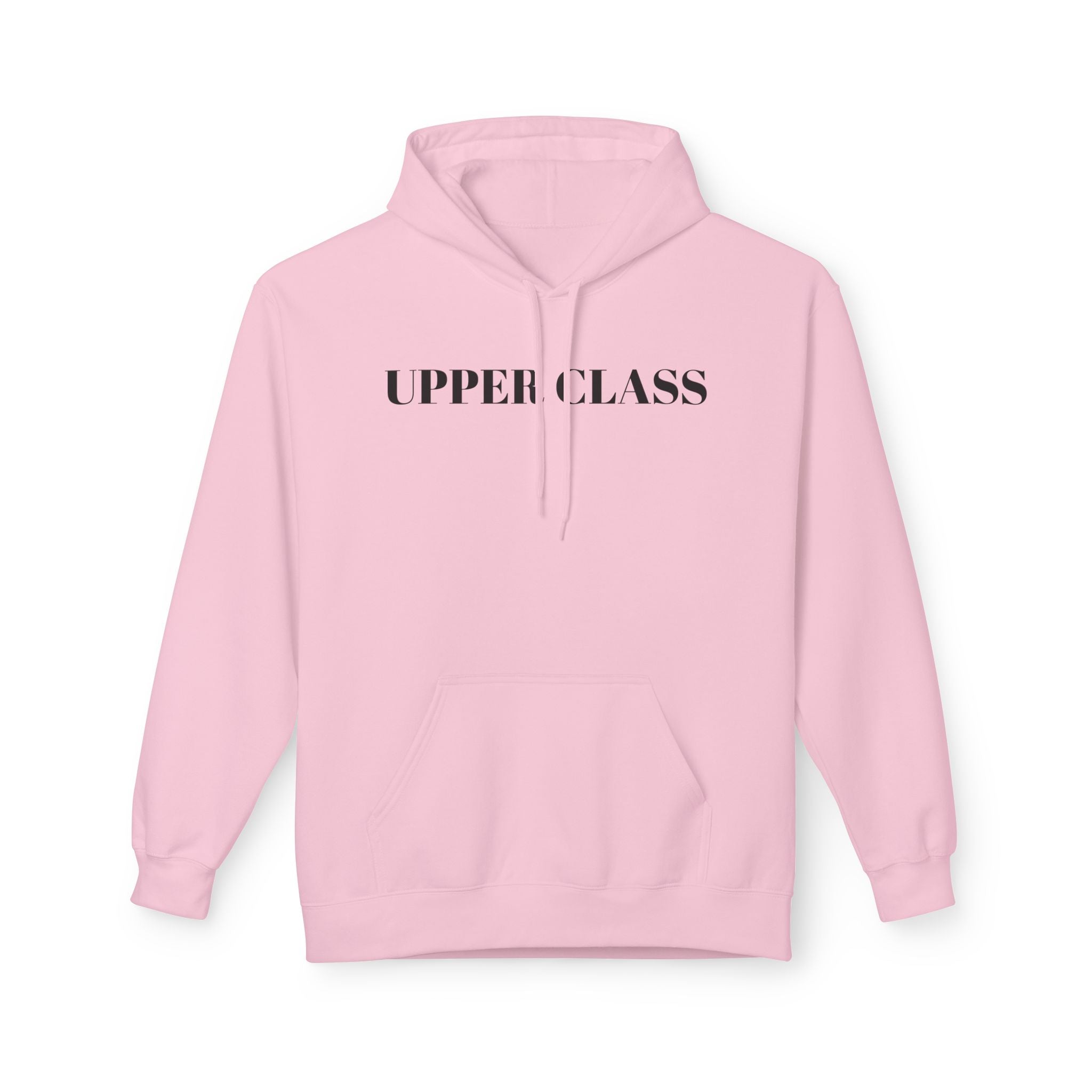 Upper Class Hoodie — Minimalist Luxe Logo Pullover