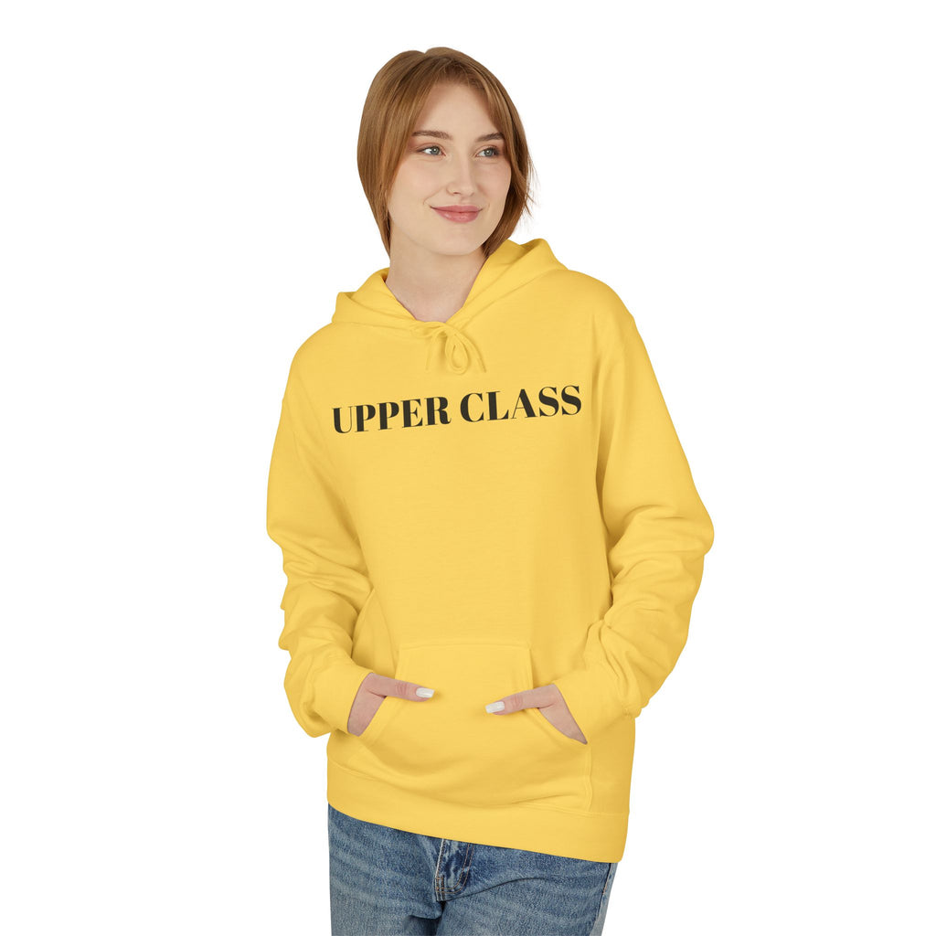 Upper Class Hoodie — Minimalist Luxe Logo Pullover