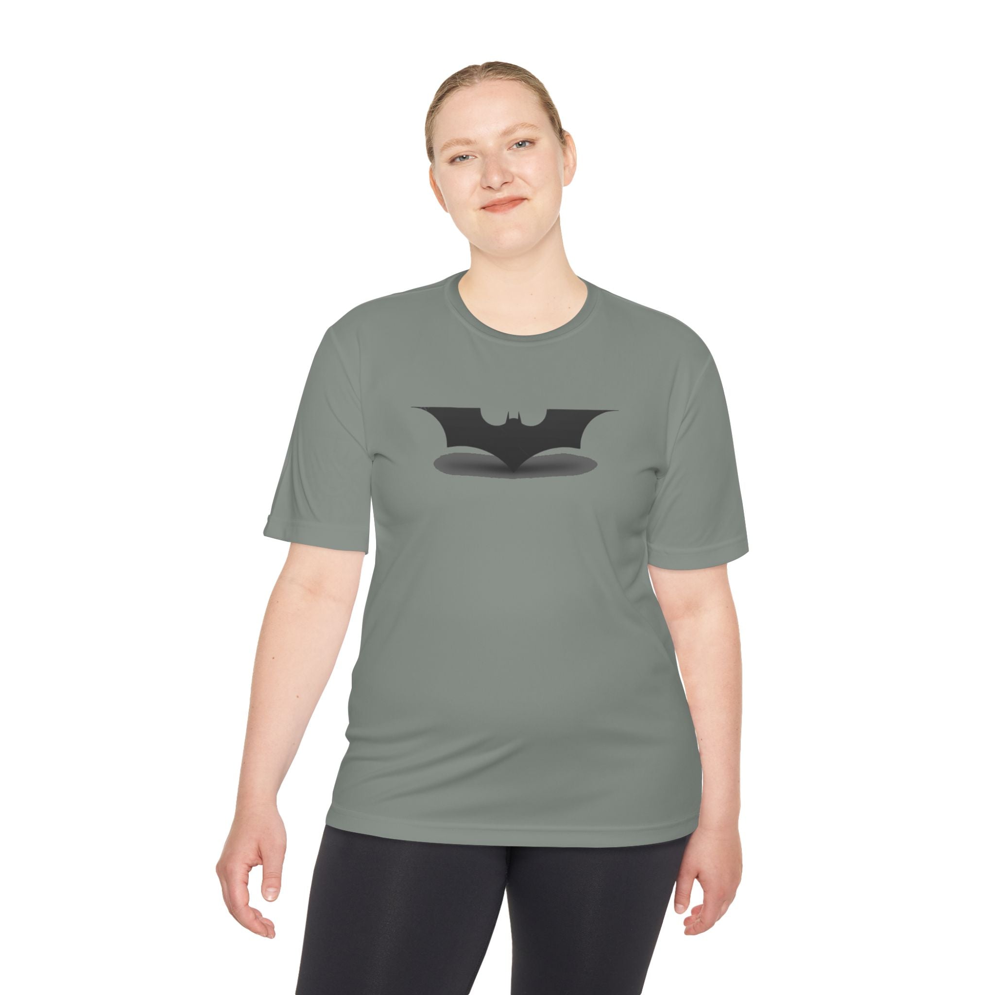 Bat Emblem Performance Tee — Moisture-Wicking Athletic Shirt
