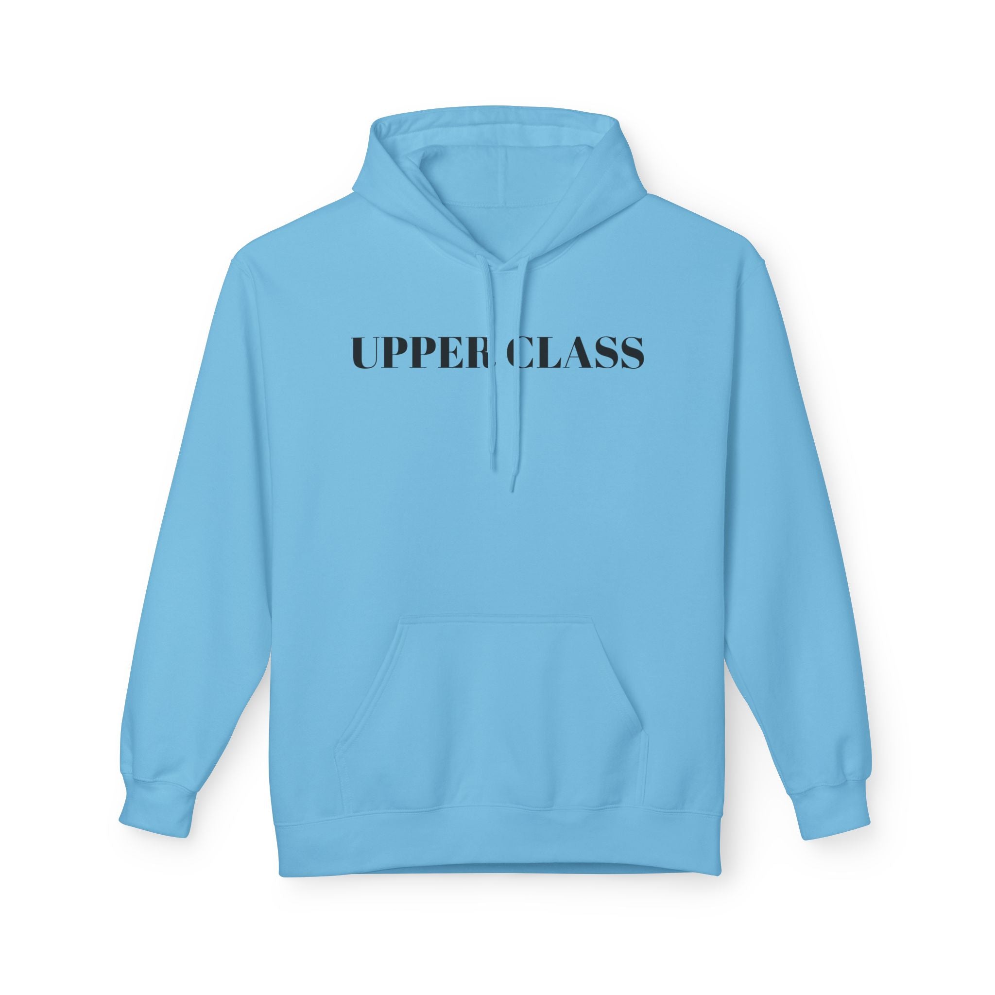 Upper Class Hoodie — Minimalist Luxe Logo Pullover