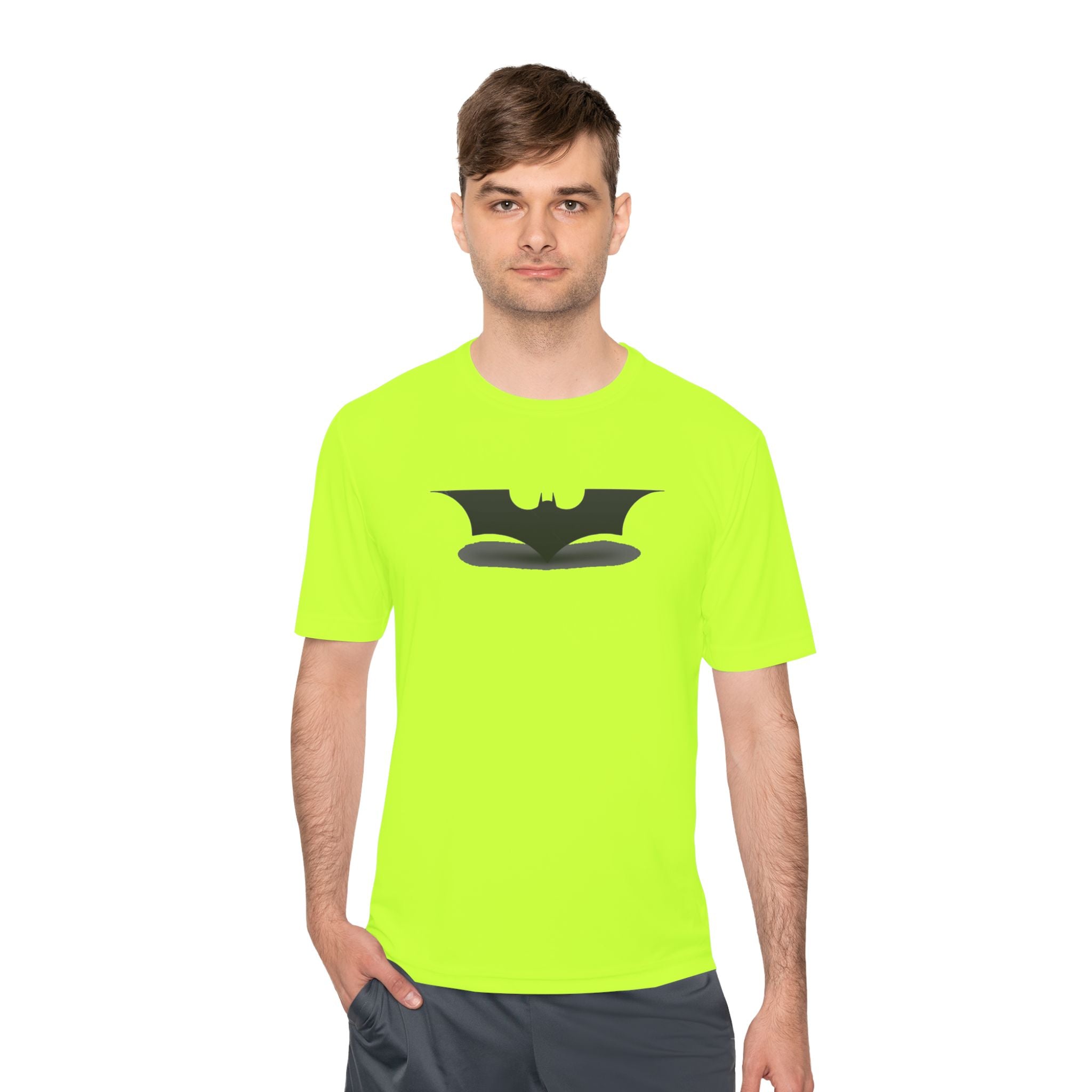 Bat Emblem Performance Tee — Moisture-Wicking Athletic Shirt