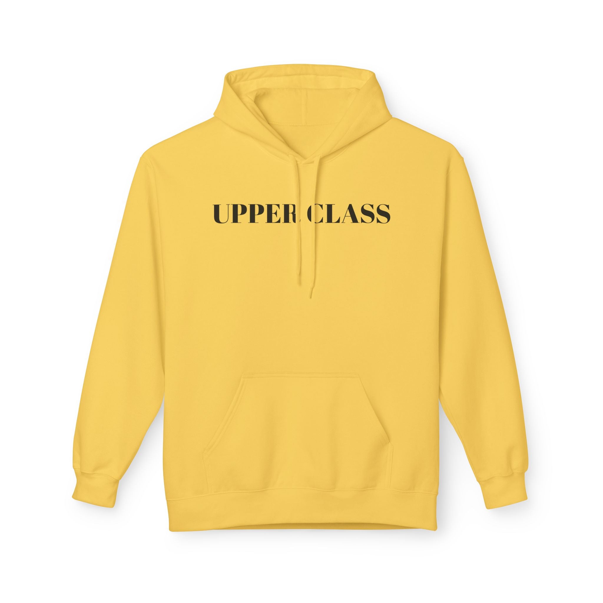 Upper Class Hoodie — Minimalist Luxe Logo Pullover