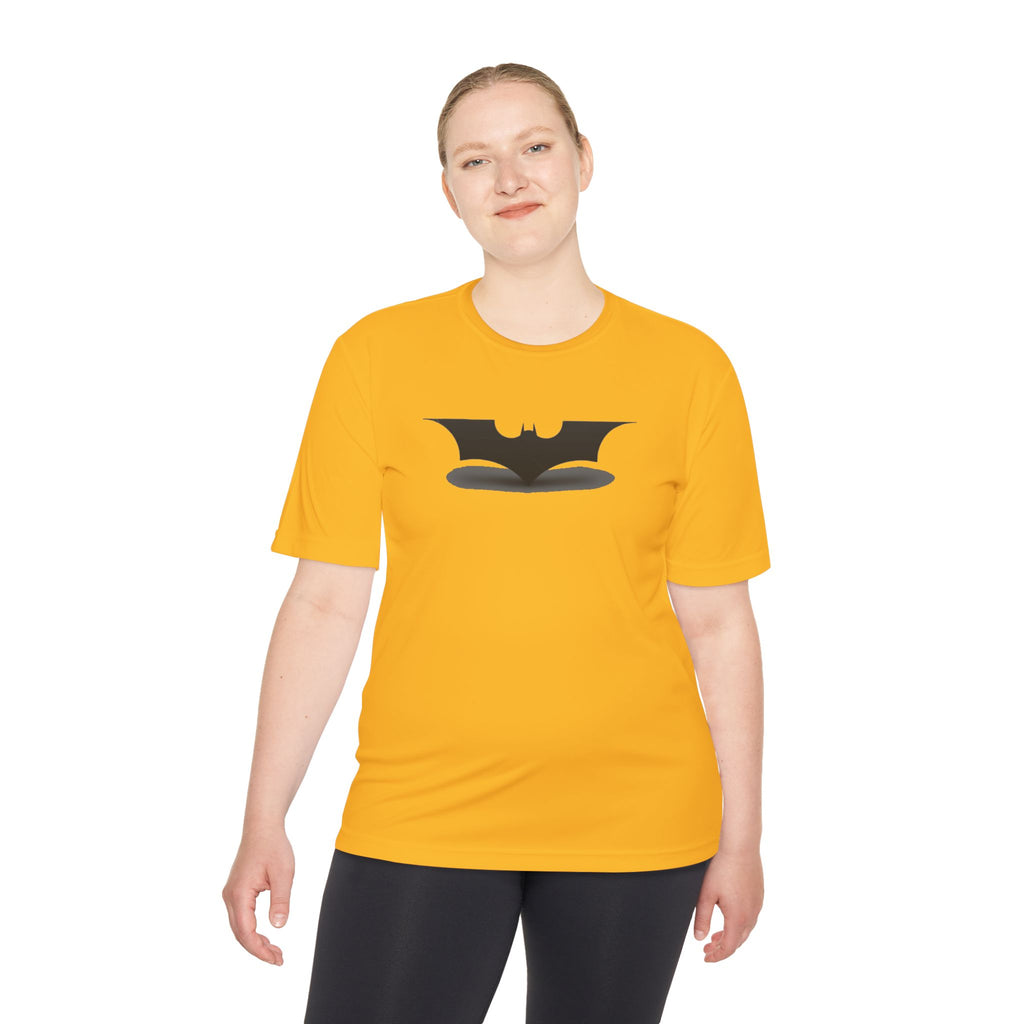 Bat Emblem Performance Tee — Moisture-Wicking Athletic Shirt