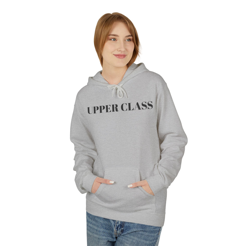 Upper Class Hoodie — Minimalist Luxe Logo Pullover