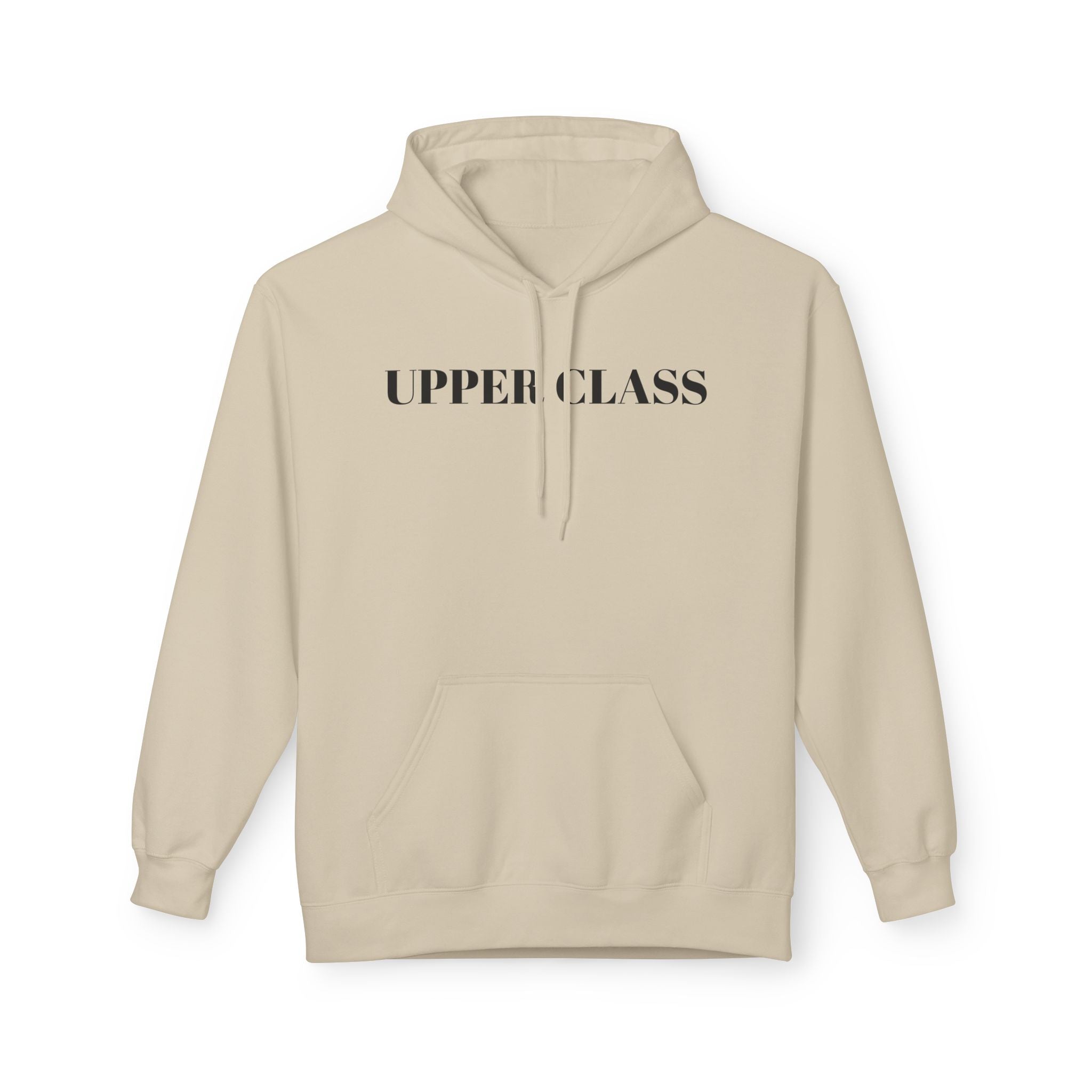 Upper Class Hoodie — Minimalist Luxe Logo Pullover