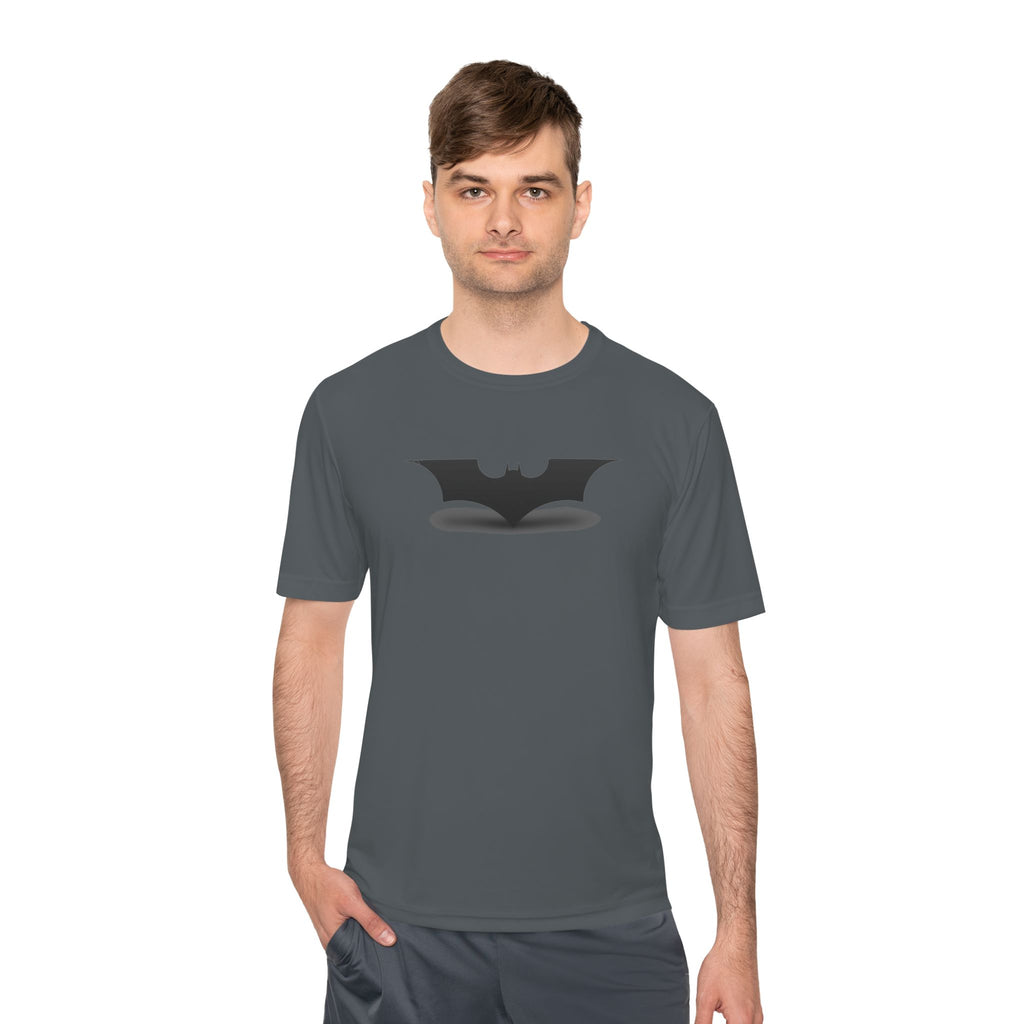 Bat Emblem Performance Tee — Moisture-Wicking Athletic Shirt