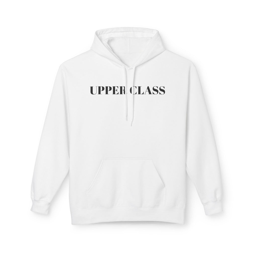 Upper Class Hoodie — Minimalist Luxe Logo Pullover
