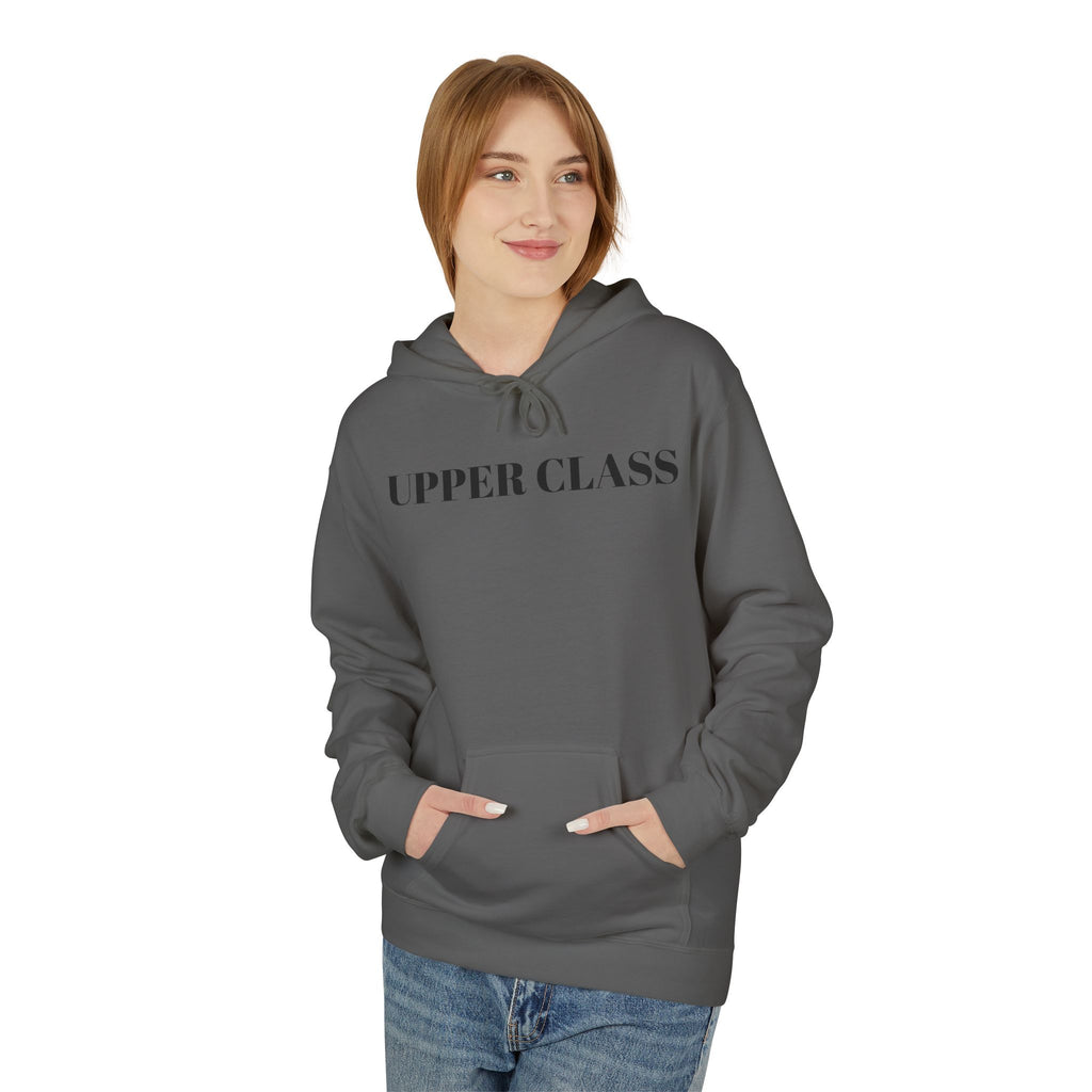 Upper Class Hoodie — Minimalist Luxe Logo Pullover