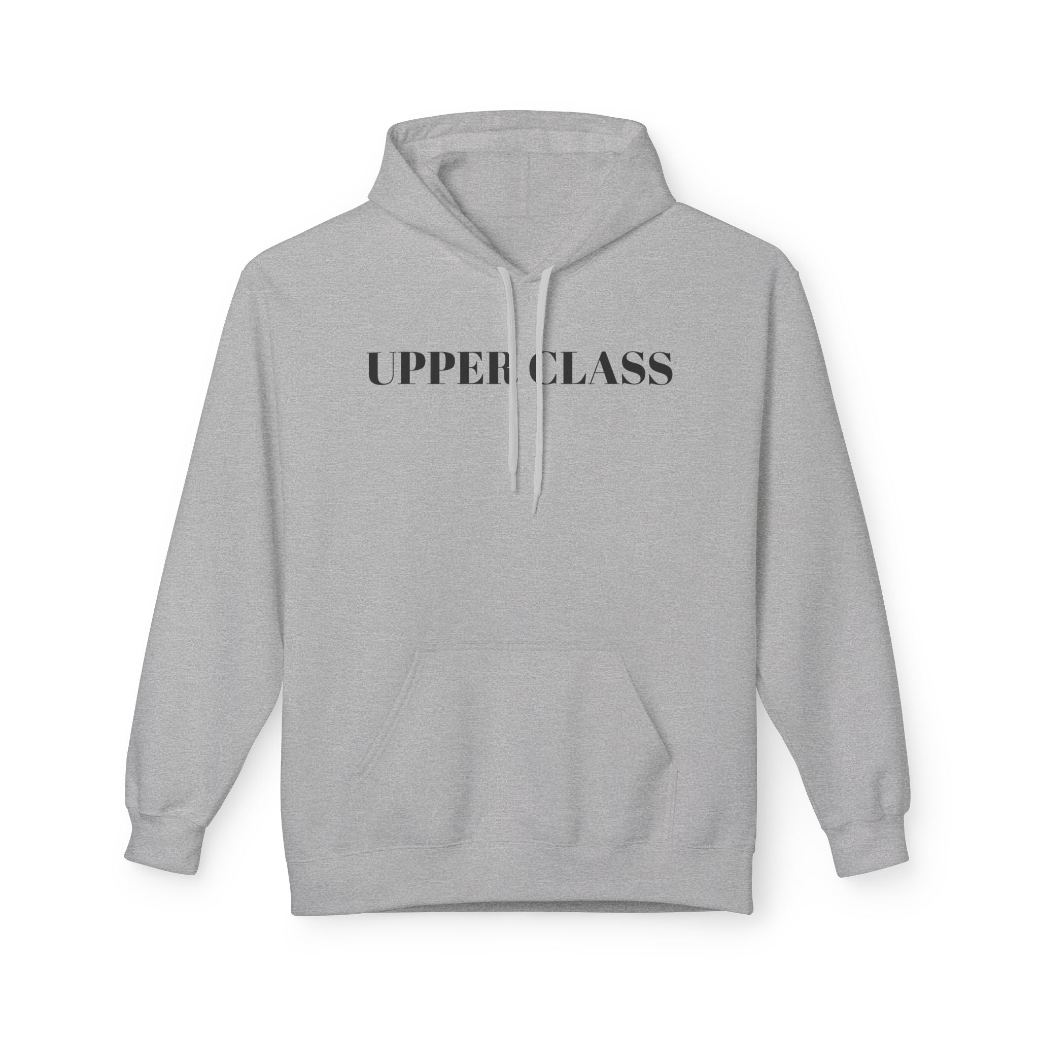Upper Class Hoodie — Minimalist Luxe Logo Pullover