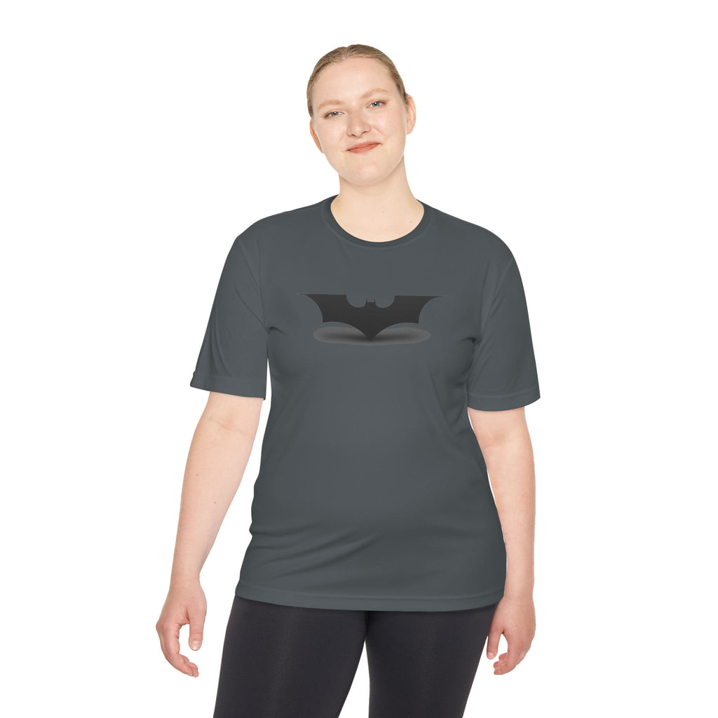 Bat Emblem Performance Tee — Moisture-Wicking Athletic Shirt