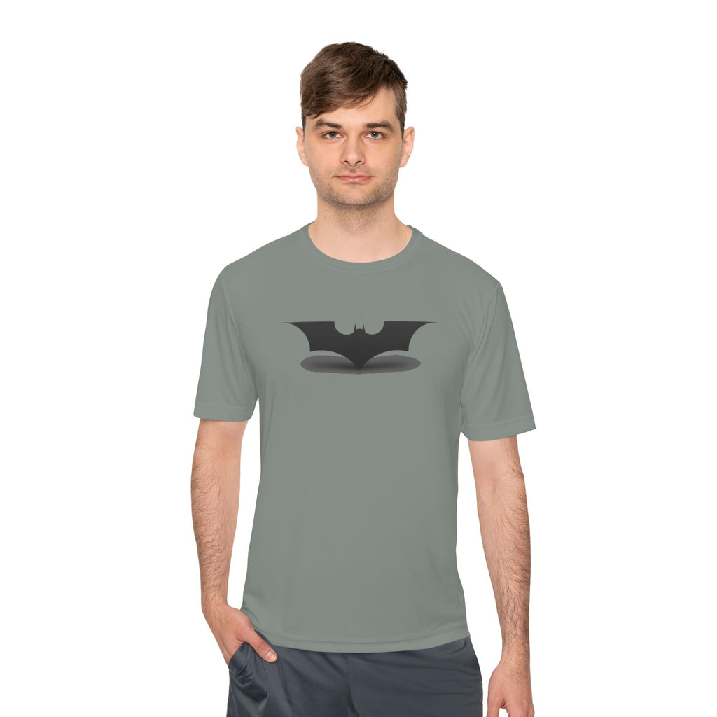 Bat Emblem Performance Tee — Moisture-Wicking Athletic Shirt